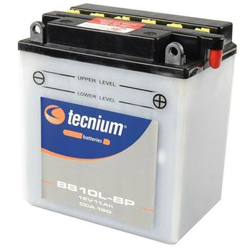 baterias de moto - Batería Tecnium BB10L-BP (con electrolito)