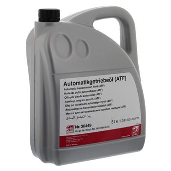 aceite cajas automaticas coche - Aceite para caja de cambios automática ATF (MB 236.14, ATF134), 5L | Febi Bilstein 36449