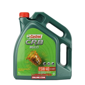 aceite de motor vehiculo comercial y pesado - Castrol CRB Multi 15w40 CI-4/E7 5L