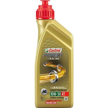 aceite moto 4t - Castrol Power1 Racing 10w50 1L