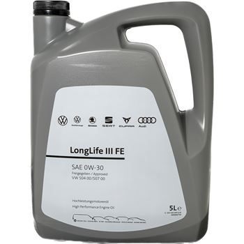 aceite de motor coche - Aceite de motor VAG LongLife III FE 0w30 5L (LLIII) VAG-GS55545M4