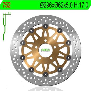 discos de freno moto - Disco de freno NG 752