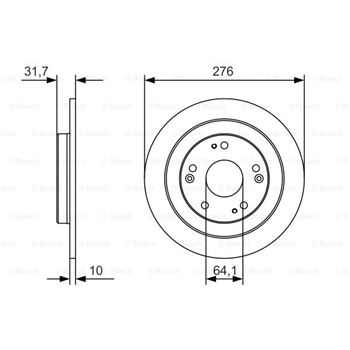 discos de freno coche - (BD 2152) Disco de freno BOSCH 0986479A92