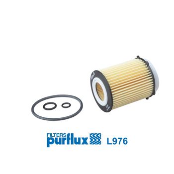 filtro de aceite coche - Filtro de aceite PURFLUX L976