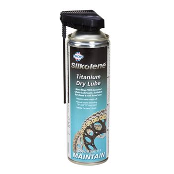 grasa de cadena - Silkolene Spray Chain Titanium Dry Lube 500ml