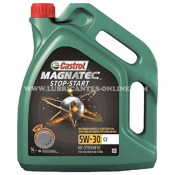 aceite de motor coche - castrol magnatec stop start 5w30 c2 5l
