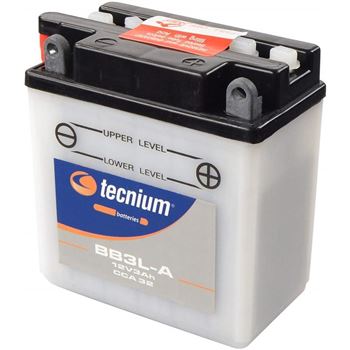baterias de moto - Batería Tecnium BB3L-A (con electrolito)
