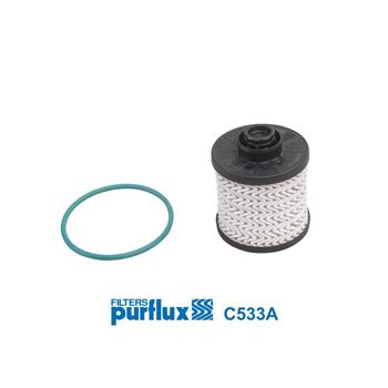 filtro de combustible coche - Filtro de combustible PURFLUX C533A