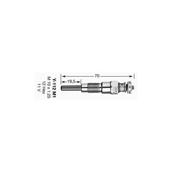 bujias de coche - Bujía de precalentamiento NGK Y-112M1 | 2531