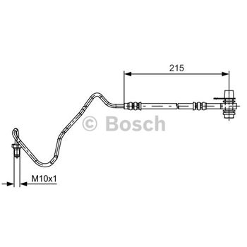 tubos flexibles de frenos - Tubo flexible de frenos BOSCH 1987481533