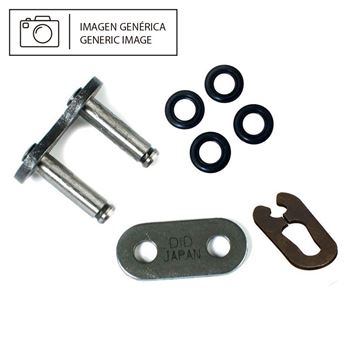 cadenas y enganches - Enganche de cadena DID 420NZ3 color oro / negro tipo clip