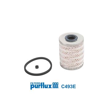 filtro de combustible coche - Filtro de combustible PURFLUX C493E