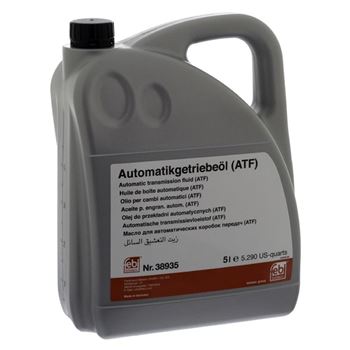 aceite cajas automaticas coche - Aceite para caja de cambios automática ATF (BMW ATF 2), 5L | Febi Bilstein 38935