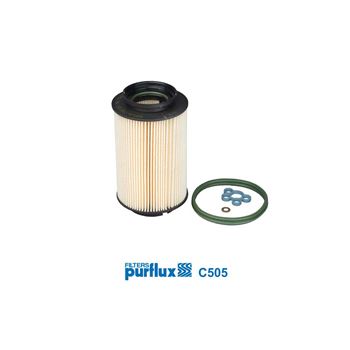 filtro de combustible coche - Filtro de combustible PURFLUX C505