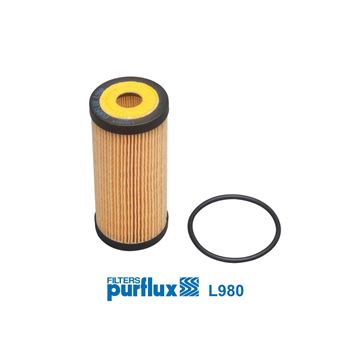 filtro de aceite coche - Filtro de aceite PURFLUX L980