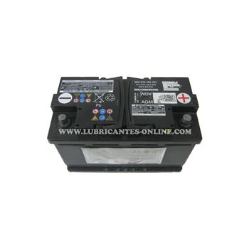 baterias de coche - Batería AGM 75Ah/800A (+D) VAG 000915105CD
