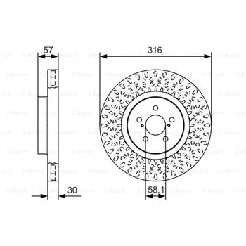 discos de freno coche - (BD 2141) Disco de freno BOSCH 0986479A81