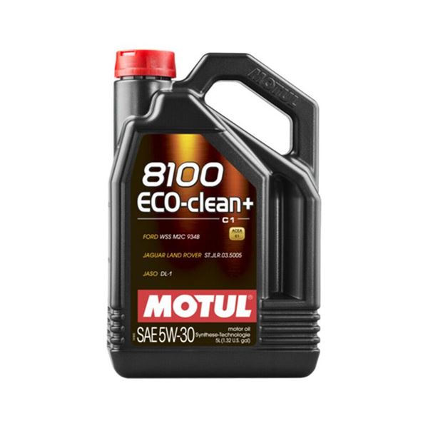 aceite de motor coche - motul 8100 eco clean plus c1 5w30 5l