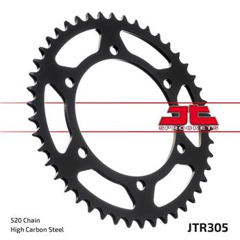 coronas - Corona JT 305 de zinc negro con 46 dientes | JTR305.46ZBK