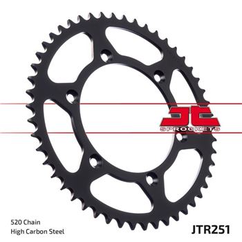 coronas - Corona JT 251 de zinc negro con 47 dientes | JTR251.47ZBK