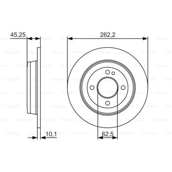 discos de freno coche - (BD1731) Disco de freno BOSCH 0986479A44