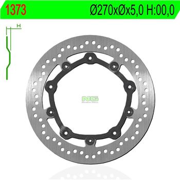 discos de freno moto - Disco de freno flotante NG 1373