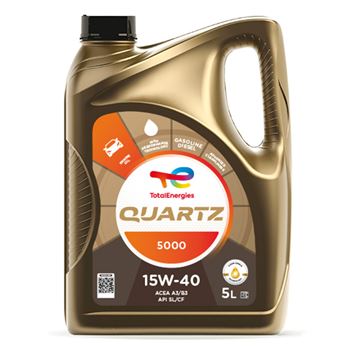aceite de motor coche - Total Quartz 5000 15w40 5L