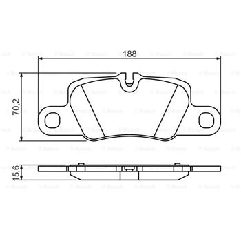 pastillas de freno coche - (BP1353) Pastilla de freno BOSCH 0986494431