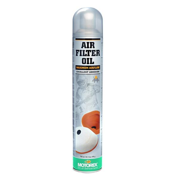 limpiador de filtros - motorex air filter oil spray 750ml 302286