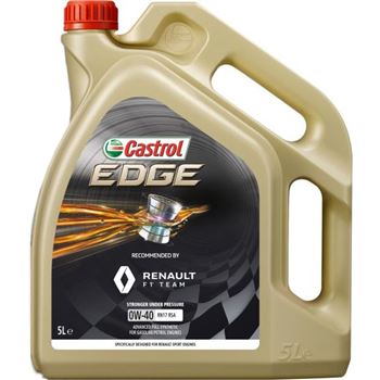 aceite de motor coche - Aceite de motor para motores deportivos Renault-Castrol Edge 0w40 RN17 RSA 5L (Renault 77119436701)