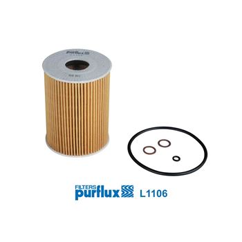 filtro de aceite coche - Filtro de aceite PURFLUX L1106