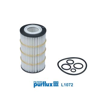 filtro de aceite coche - Filtro de aceite PURFLUX L1072