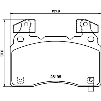 pastillas de freno coche - Juego de pastillas de freno BREMBO P10064