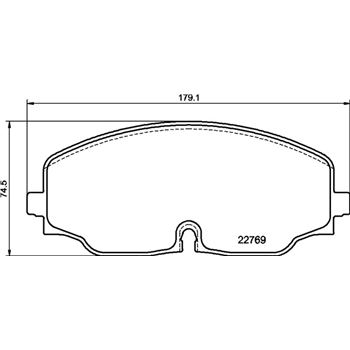 pastillas de freno coche - Juego de pastillas de freno BREMBO P85176