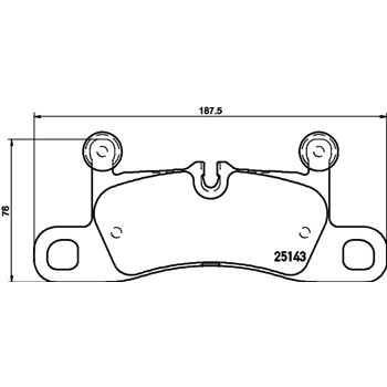 pastillas de freno coche - Juego de pastillas de freno BREMBO P65042