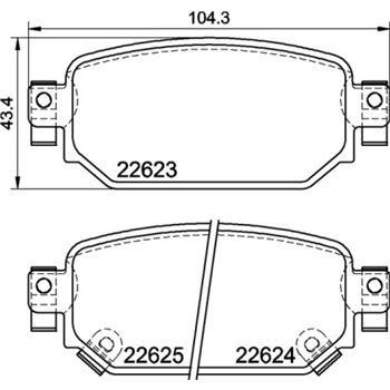 pastillas de freno coche - Juego de pastillas de freno BREMBO P49063