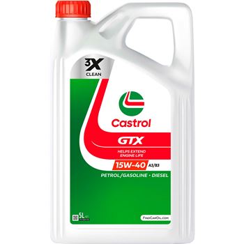 aceite de motor coche - Castrol GTX 15w40 A3/B3 5L