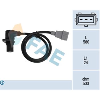 sistema electrico del motor - Generador de impulsos, cigüeñal FAE 79010