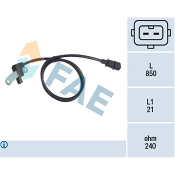 sistema electrico del motor - Generador de impulsos, cigüeñal FAE 79019