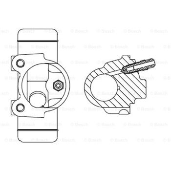 cilindro de rueda - Cilindro de freno de rueda BOSCH F026002096