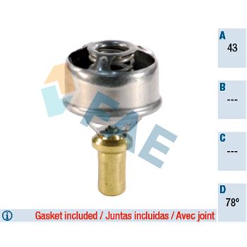 termostato - Termostato, refrigerante FAE 5202878