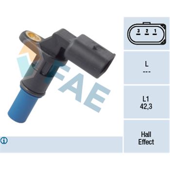 sistema electrico del motor - Sensor, posición arbol de levas FAE 79176