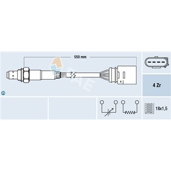 sondas lambda - Sonda Lambda FAE 77150