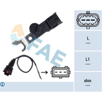 sistema electrico del motor - Sensor, posición arbol de levas FAE 79167