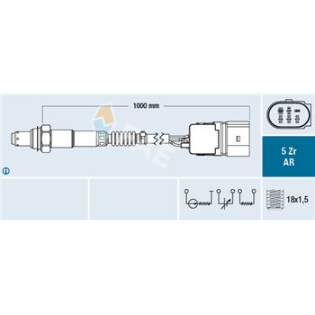 sondas lambda - Sonda Lambda FAE 75108