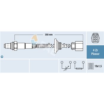 sondas lambda - Sonda Lambda FAE 77596