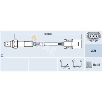 sondas lambda - Sonda Lambda FAE 77122