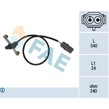 sistema electrico del motor - Generador de impulsos, cigüeñal FAE 79023