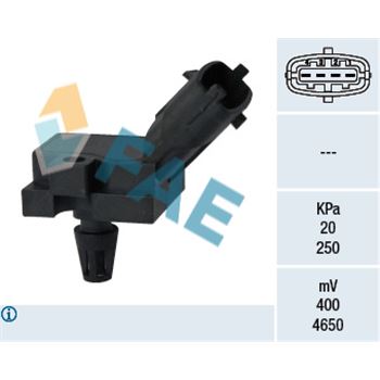 sistema electrico del motor - Sensor, presión colector de admisión FAE 15082