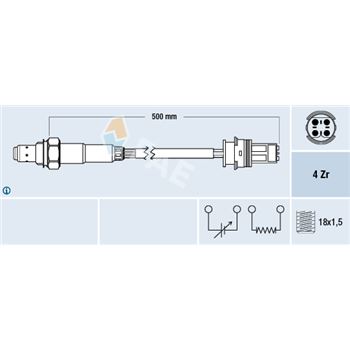 sondas lambda - Sonda Lambda FAE 77273